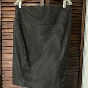 Express Pencil Pinstripe Skirt